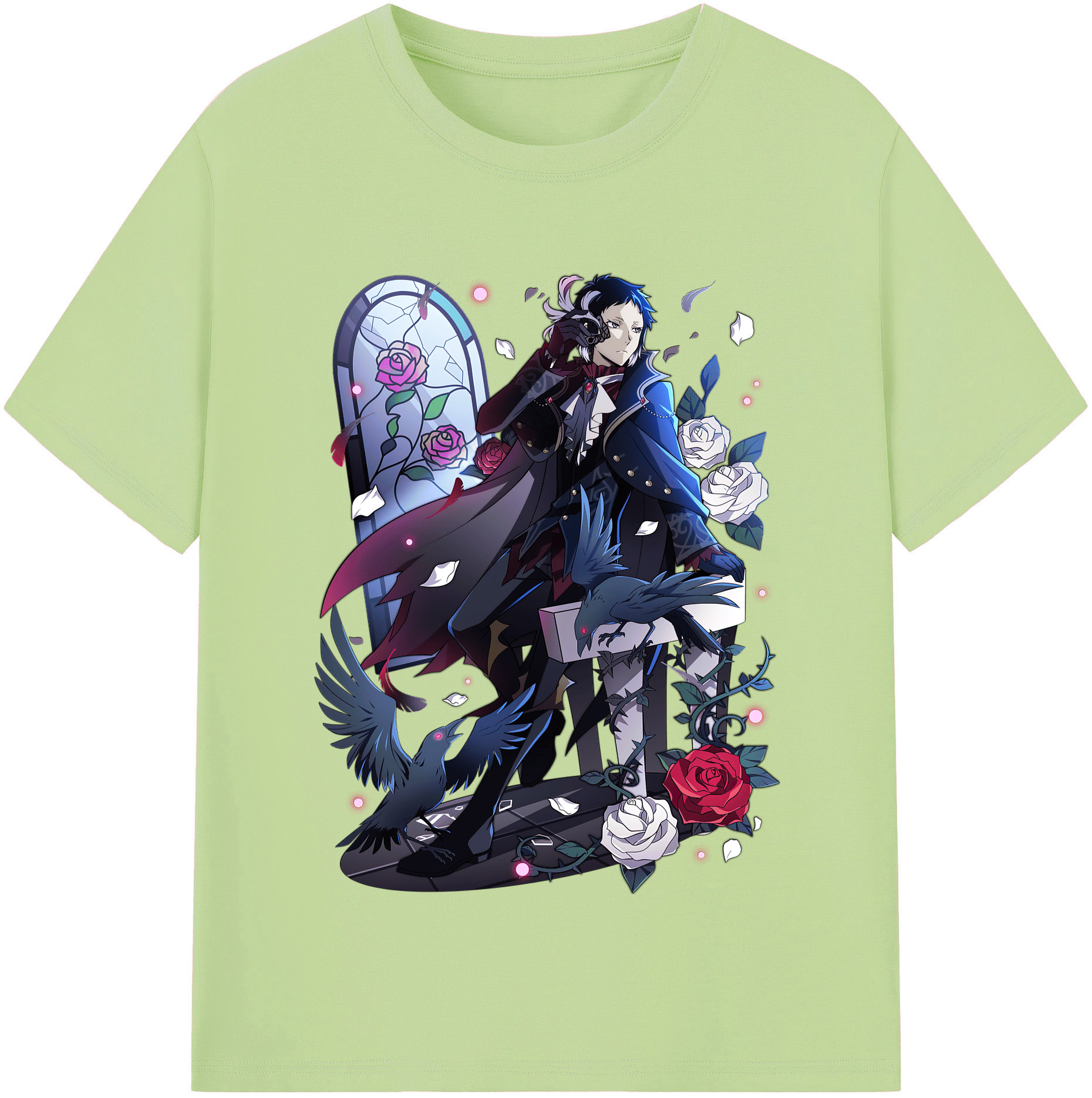 （画像用） 文豪ストレイドッグス Bungo Stray Dogs 綿100％半袖Tシャツ（フロントプリント）